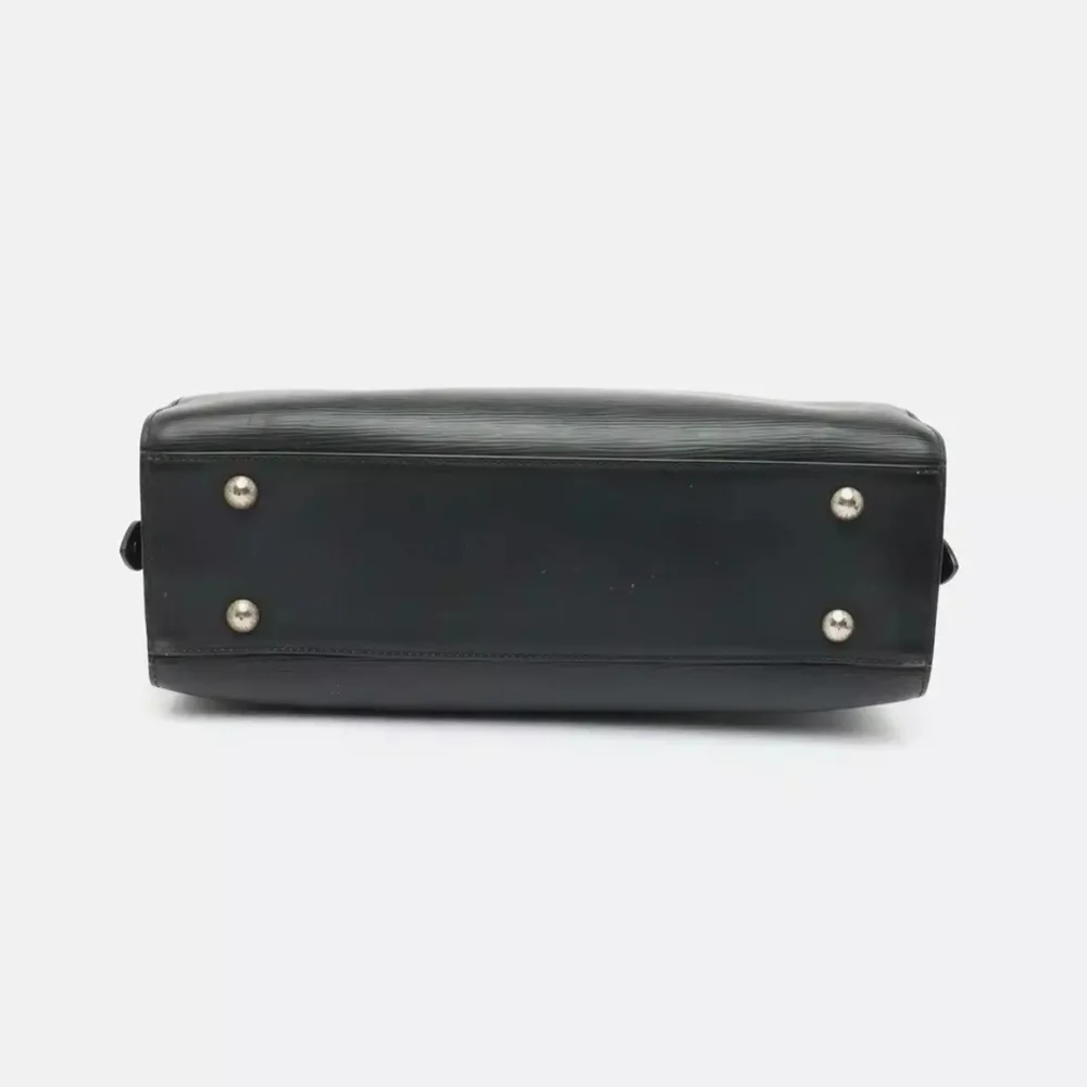 LOUIS VUITTON Black Epi Leather Pont Neuf Handbag